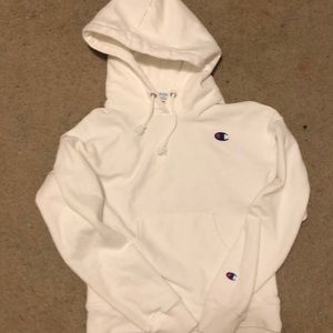 white champion hoodie
